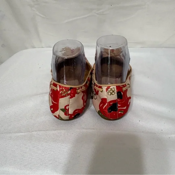 Coach women's flats with a floral print and tassel detail. Size 6.5 - Picture 5 of 6